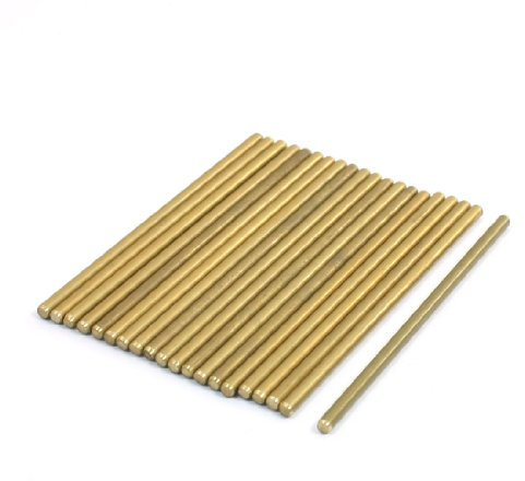 Aexit – RC Hélicoptère de 50 mm x 2 mm de en laiton Terre 20pcs baguettes rondes de hache 444P206