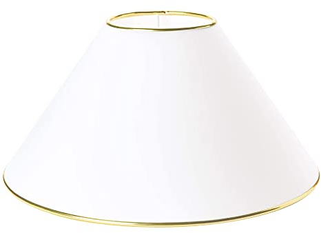 Goldring Gold Abat-jour de rechange en tissu pour douille E27 Doré 50 cm