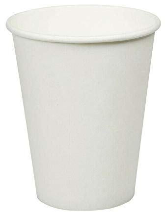 We Can Source It Ltd - Single Wall White Paper Disposable Cups - 8oz Recyclable Drinkware Paper Cups for Tea, Coffee, Juice, Hot and Cold Drinks - Ideal for Home, Office, Cafes and Events - 1000 Pack