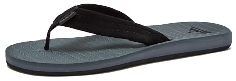 Quiksilver Carver Nubuck M, Tongs Homme, Gris 1, 39 EU