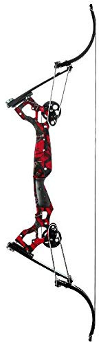 Oneida Osprey Bowfishing Bow with Aluminum Upgrade, Red Deadfin, Right Hand (Long)