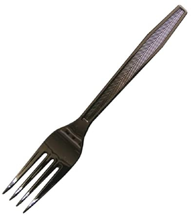 50 Black Forks Strong Heavy Duty (Washable & Reusable)