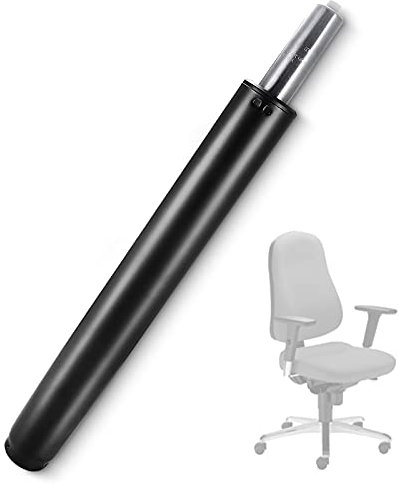 Lermity Gasdruckfeder-Zylinder, für Bürostuhl, Länge der Verlängerung, Pneumatische Stoßkolben, robuste Gasflasche, Universalgröße, passend für die meisten Büro- und Drehstühle (25.4 cm)