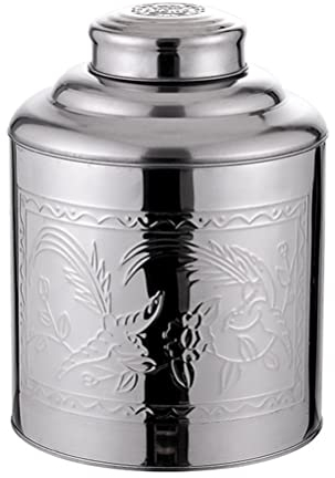 YARNOW Teedosen 250g Teedose Kaffeedose mit Deckel Metalldosen Zuckerdose Vorratsdose Tee Kanister Geschenkdose für Tee Gewürze ? Getreide Kaffeebohnen Metalldose Tee