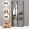 Magnétique Moustiquaire Porte, 120x180cm automatique Anti Moustiques Mouches Rideau Facile à installer, Anti-Insectes, pour Enfants et Animaux de Compagnie Noir