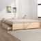 Homgoday Bett mit Schubladen Stauraumbett Bettgestell Holzbett Bett Erwachsenenbett Einzelbett Doppelbett Bettrahmen Schubladenbett Schlafzimmer 180x200 cm