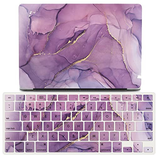 JZ Colorful Marble Casos para MacBook Pro Retina 13 (2012-2015, Models: A1502 / A1425) Hard Shell Case con Funda de Teclado - F