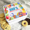 Gift Ideas for Dad - Square Biscuit Tin Gift Box for Dad, Grandad, and Step Dad - Cracker Gift Box for Cookies, Cake, Sweets, and Treats - Grandad Gifts, Present for Dad, Step Dad Fathers Day Gift