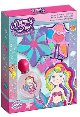 Mermaid Love Lollipop Geschenkset mit Make-up-Set und Eau de Toilette Parfüm