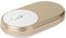 ASHATA Souris sans Fil 2.4G, Souris Optiques Mobiles Portables, Souris Optique Rechargeable, Souris USB sans Fil/, Plug and Play, pour Ordinateur Portable (Or)