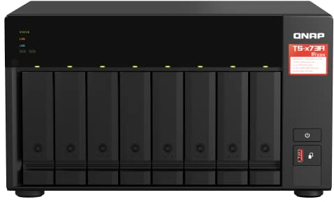 QNAP TS-873A NAS Tower Ethernet/LAN Noir V1500B