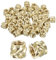 QUARKZMAN Écrous à Insérer Cannelés, 50 Pièces M4 x 5mm L x 6mm OD en Laiton pour Impression 3D, Inserts Filetés Femelles, D'Insertion