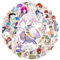 50pcs Frieren: Beyond Journey's End Aufkleber, PVC Buch Motorrad Skateboard Aufkleber, wasserdichte Aufkleber DIY Hand Account Aufkleber