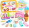 Giocattolo per gelato, gelateria per bambini, Grantop, Giocattoli Ghiaccio, Montessori, accessori da cucina per bambini, gioco di ruolo, Abilità cognitive, unisex, Bambino