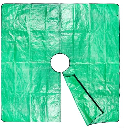 Entgoinggo 30,5 cm Loch Landschaft Beschneiden Matte Garten Baum Beschneiden Plane für Bäume Gartenpflanzen Kunstrasen