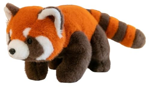 Roter Panda niedliches Tier niedliches Spielzeug Waschbär Kawaii Panda Plüsch roter Panda Plüschtier Tier Geschenk für Kinder (Roter Panda,45 cm)