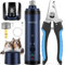 Dog Nail Grinder, Dog Nail Trimmers, and Clippers Kit with 2 LED Lights. Super Quiet Electric Pet Nail Grinder, Rechargeable, for Small, Medium, and Large Dogs & Cats, 2 Diamond Grinding Wheels.