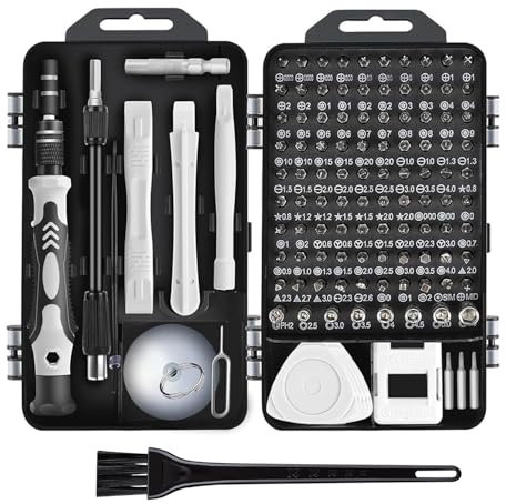 Mini Schraubenzieher, 11 in 1 Feinmechaniker Werkzeug Set, Mini Präzisions Reparatur Werkzeug Kit für iPhone, PC, Laptop, iPad, Tablet,Computer, MacBook, Brille, Xbox, Uhren, Kamera Reparatur