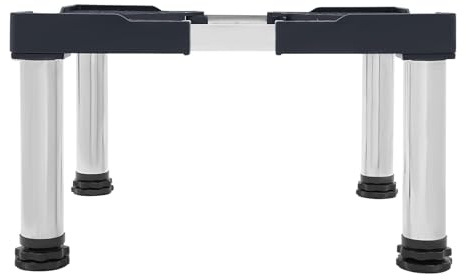 Queeucaer Washing Machine Pedestal Stand Holder Dryer Pedestal Stand Gray Height 29-31cm in homes, restaurants, dormitories, dry cleaners