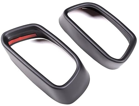 Auto Auspuffblende Geeigne für BMW X5 F15 2014-2018,2er Set Edelstahl Endrohre Dekorative Abdeckung für BMW X5 Außen Trim Zubehör (Mattschwarz)