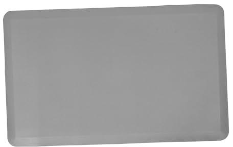IMIKEYA Antirutsch Küchenmatte Silber Dicke Anti-Fatigue Fußmatte mit Wasserdichter Oberfläche Gepolstert für Stehschreibtisch rutschfest Strapazierfähig Ergonomische Matte für Büro und