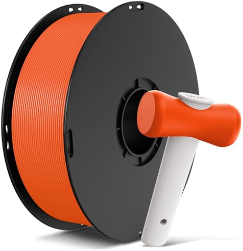 ANYCUBIC ABS Filament 1,75mm, Hoch Temperaturbeständiges, 1KG Orange | 3D Drucker Filament für Starke und Llanglebige Komponenten