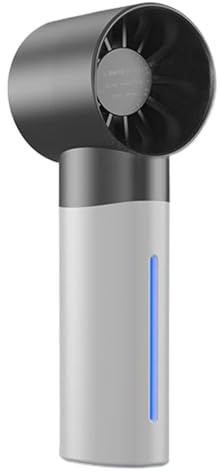 Mini ventilateur portable avec réservoir d'eau de 35 ml, refroidissement réglable à 5 vitesses, pour randonnée, lecture, caméra