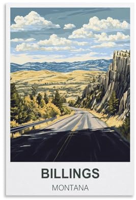 Jigsaw Puzzles for Adults 1000 Billings Montana Jigsaw Puzzles for Challenging Family Activity Games DIY Puzzle for Home Decor 38x52cm