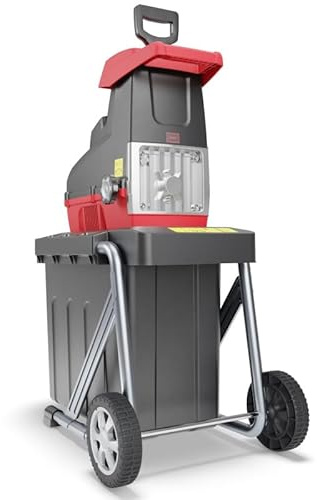 Broyeur de vegetaux electrique RS2844 2800 W Bac collecteur 60 L