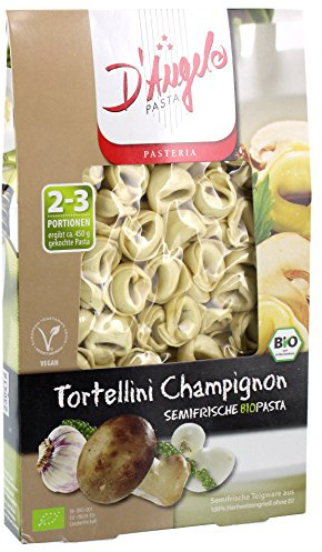 D'Angelo Pasta Tortellini mit Champignons (250 g) - Bio