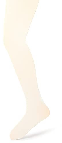Country Kids Girl's Microfiber Opaques Tights, Ivory, 1-2 Years UK