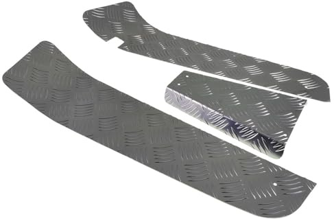 Riffelblechsatz SIP für Vespa PX80-200/PE/Lusso/`98/My/`11 /T5 passt auch für Vespa 125 VNA -TS/150 VBA-T4/160 GS/180 SS/Rally, Aluminium, 3-teilig