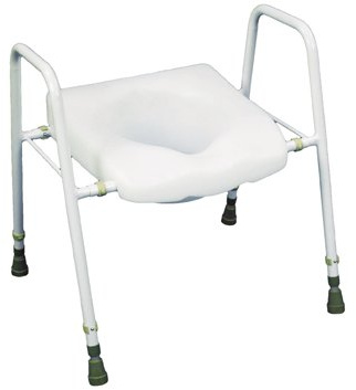 President Raised Toilet Seat and Frame - Adjustable Width