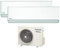 CLIMATIZZATORE DUAL SPLIT ETHEREA R32 PANASONIC SERIE XKE - 9000+12000 BTU A+++ CON WIFI NANOEX