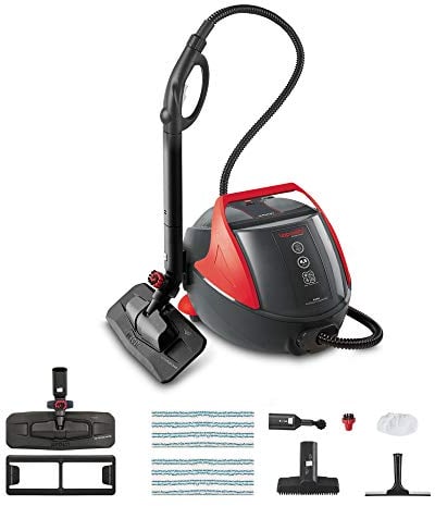 Polti Vaporetto Pro 85_Flexi Nettoyeur vapeur, 4.5 bar, brosse Vaporflexi, 1100 W, 1.3 litres. Tue et élimine 99,99%* des virus, germes et bactéries.