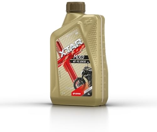 Cepsa XTAR Moto 4T FE 10W30 (1L) Lubricante sintético multigrado para Motos de 4T