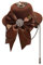 GRACEART Steampunk Hut Frauen Topper Kopfbedeckungen (D)