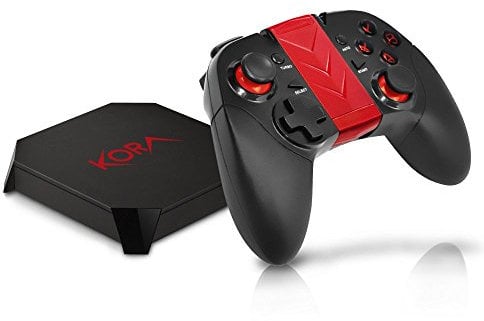 Atlantis SMARTIX KORA Console Android Smart TV Box + Gamepad, CPU 4 core 64 bit, 1 Gb RAM, 8 Gb ROM, HDMI, USB, SD slot, LAN, Optical, WiFi, Gamepad Turbofire X24