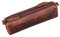 STILORD 'Jim' Federmappe Leder Vintage Stifte Euti 2 Fach rundes Federmäppchen groß Stiftemappe für Damen und Herren Faulenzer aus echtem Leder, Farbe:Kara - Cognac