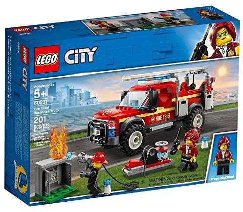 LEGO City Fire Chief Response Truck 60231 Building Kit, New 2019 (201 Pieces)