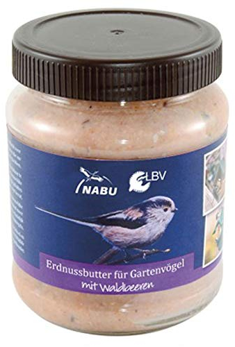 CJ Wildlife Erdnussbutter mit Waldbeeren für Gartenvögel, Sparpaket 12 x 330g