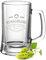 GRAVURZEILE Bierkrug mit Gravur - Bierkönig - Personalisiert mit Namen & Datum - Geschenk für Männer - Geschenke für Papa zum Vatertag Geburtstag oder zu Weihnachten - Größe: 0,5 L