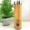 eBuyGB Personalised Bamboo Travel Flask, Baby Yoda Travel Mug, 500ml Star Wars Themed Coffee Mug Cup, Bestie Gifts for Men, Women (Yoda Best Friend)