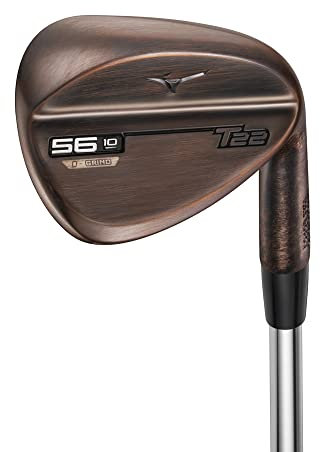 Mizuno Zeppa T22, Cuneo Golf Unisex, Rame, 60 Degrees / 10 Bounce
