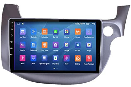 LIUWEIE Andriod 10 Navegador GPS para FIT Right 2008-2013 10 Inch Bluetooth Coche GPS Car Estéreo Receptor Video Bluetooth Espejo Enlace Coche Sistema Navegación Pantalla Resistiva Receptor