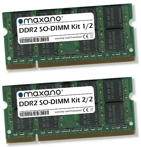 Maxano Memorycity - Kit RAM da 8 GB (2 x 4 GB) compatibile con Samsung Notebook R410 DDR2 667 MHz SO-DIMM