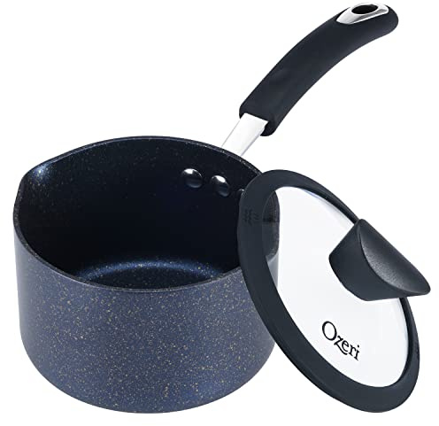 Ozeri The All-in-One Stone Saucepan and Cooking Pot by - 100% APEO, GenX, PFBS, PFOS, PFOA, NMP and NEP-Free German-Made Coating
