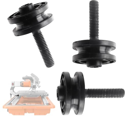 305784005 305784001 Ensemble de rouleaux de scie à carrelage compatible avec Ryobi DT180EVO pour scie à carrelage Ridgid 17,8 cm R4030, R4030S et R4031 (3 pièces)