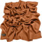 CJ Apparel Einfarbiges Design, nepalesischer Fransen-Schal, Stola, Überwurf, Kopfbedeckung, Pashmina, burnt orange, Einheitsgröße