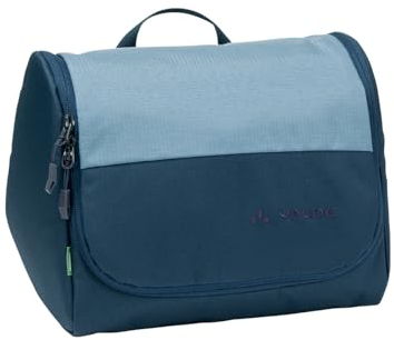 VAUDE Kulturbeutel WegaWash in, Kosmetiktasche mit integriertem Spiegel, Zahnbürstenhalter und Aufhängehaken, gepolsterte Kulturtasche mit durchdachter Innenaufteilung